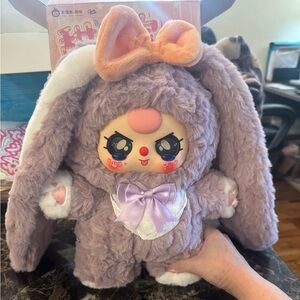 Baby Three BB3 400% Bunny Long Ears CRYING EYES & CUTE TONGUE!